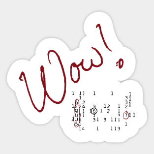 Wow Signal Sticker